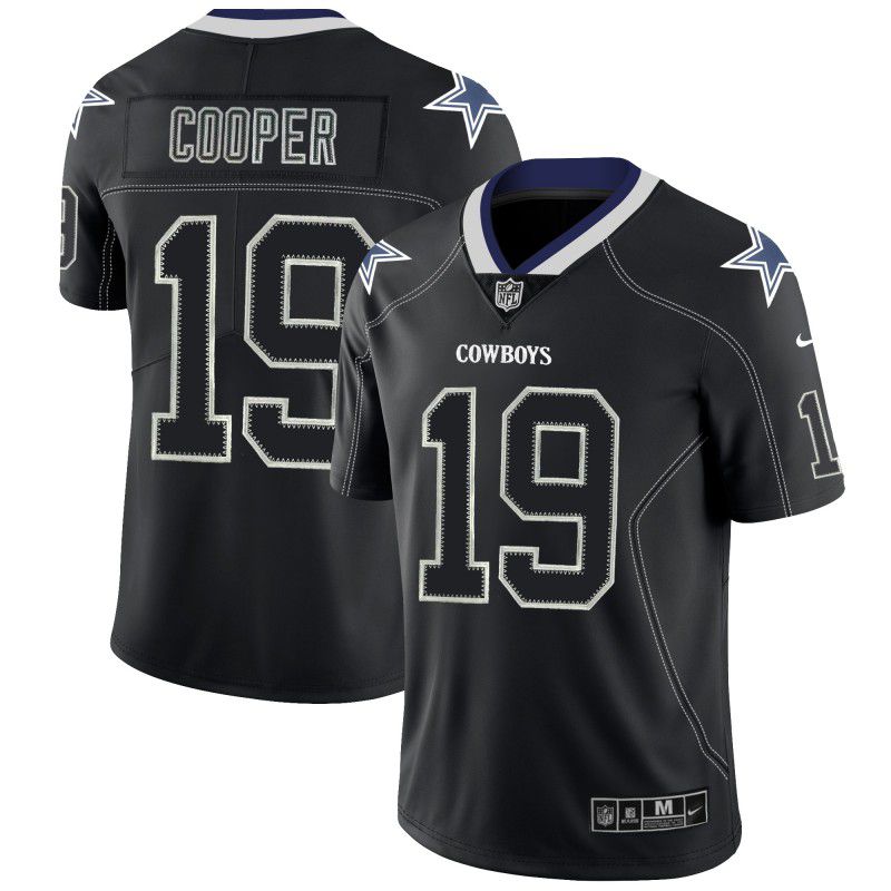 Men Dallas cowboys #19 Cooper Nike Lights Out Black Color Rush Limited NFL Jerseys->dallas cowboys->NFL Jersey